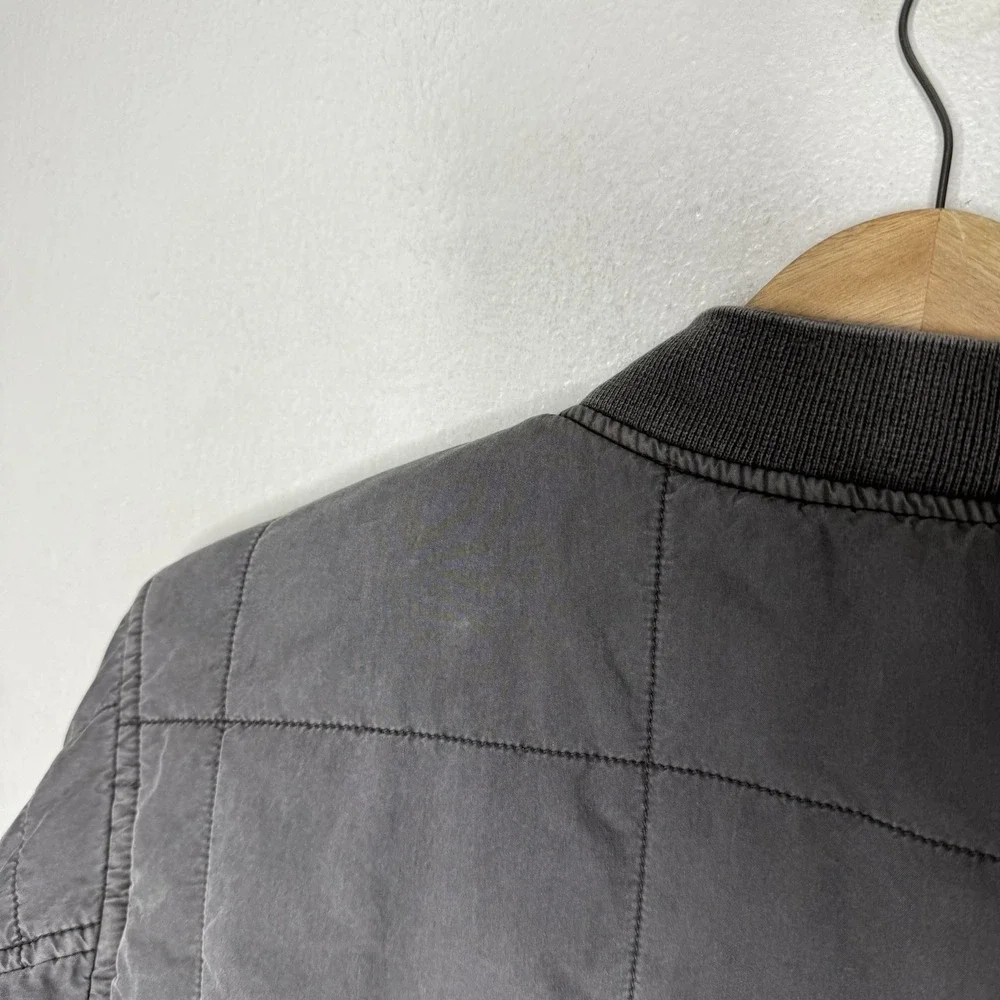 Nau Gray Dyed Square Quilted Padded Jacket Mens US Medium‎ Portland Outdoor Coat